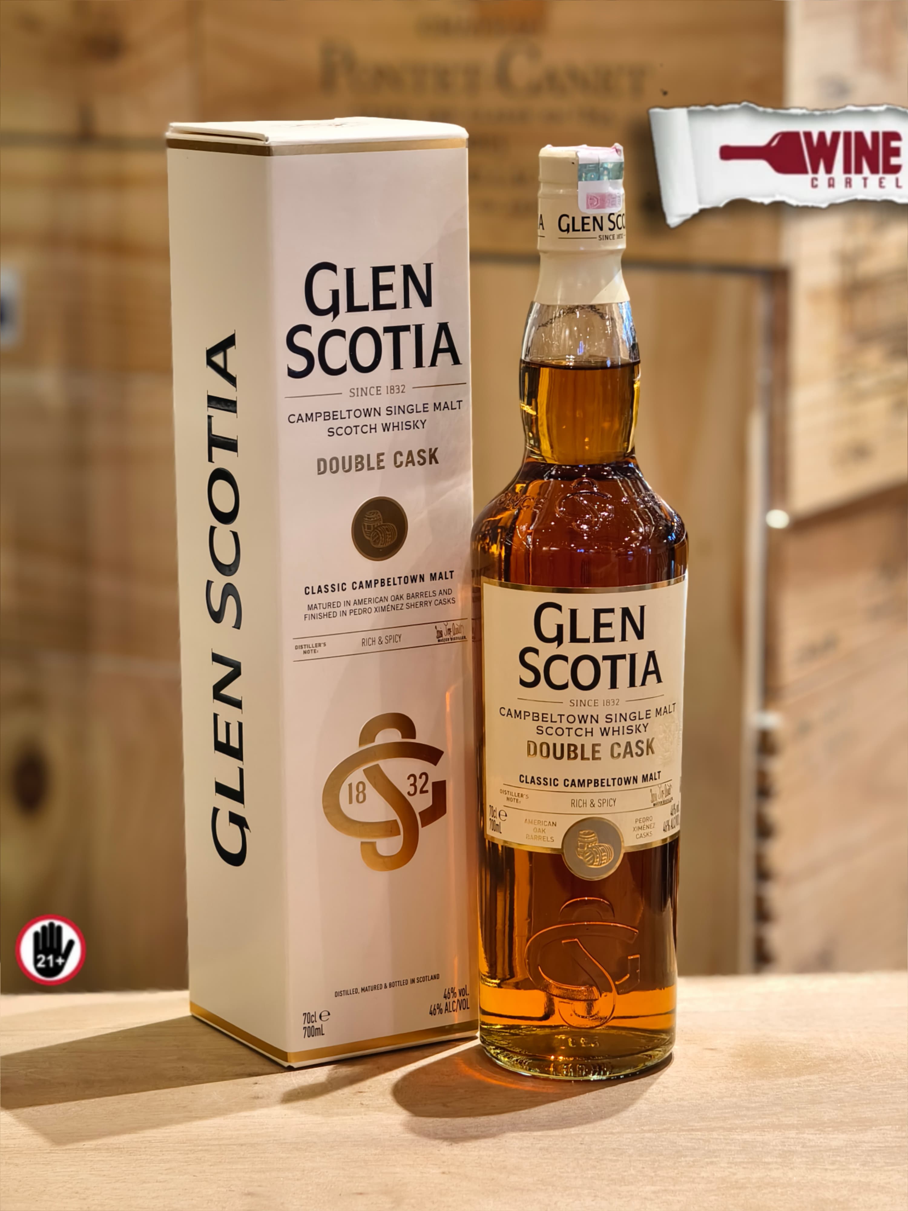 Glen Scotia Double Cask Single Malt Scotch Whisky 700ml SCOTLAND