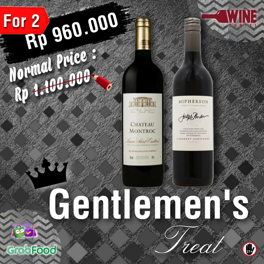 Gentlemens Bundling Chateau Montroc & McPherson WINE 2 FOR 960K AUSTRALIA