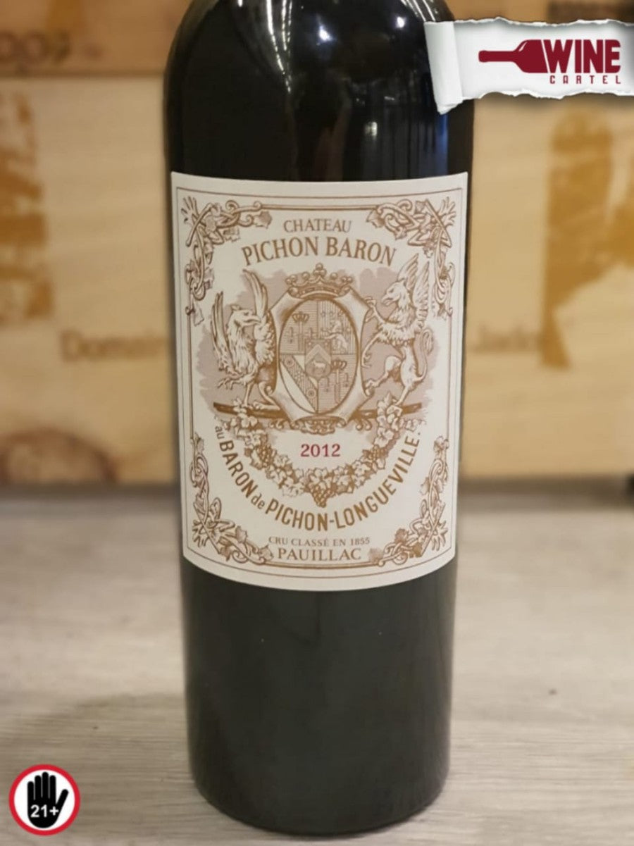 RED WINE Chateau Pichon Baron Pauillac (Grand Cru Classe) 2012 FRANCE