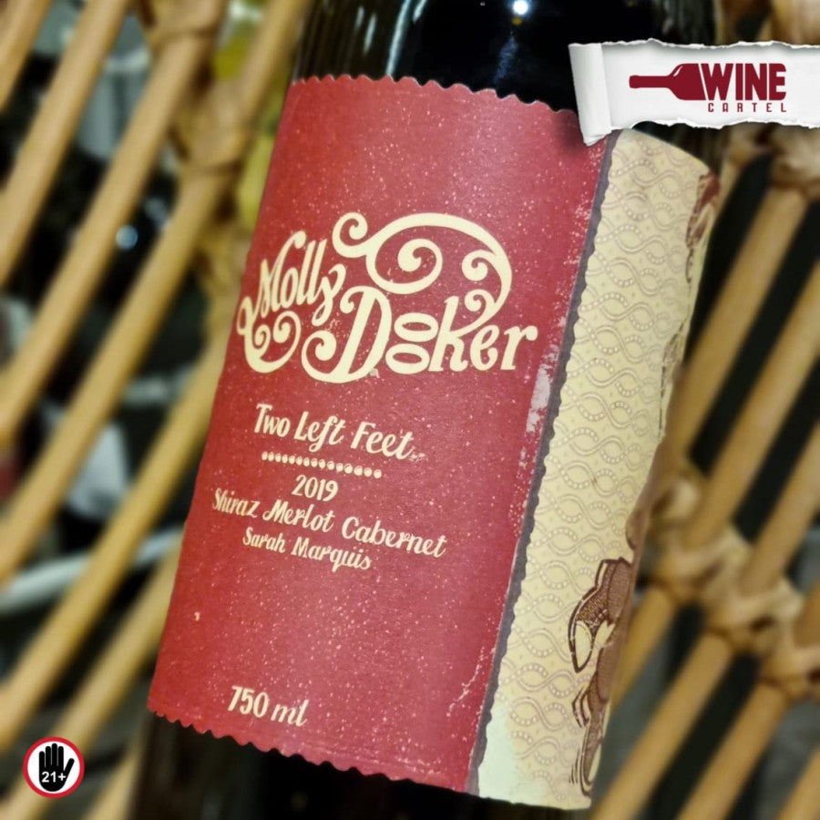 RED WINE Mollydooker Two Left Feet Shiraz Merlot Cabernet Sauvignon AUSTRALIA