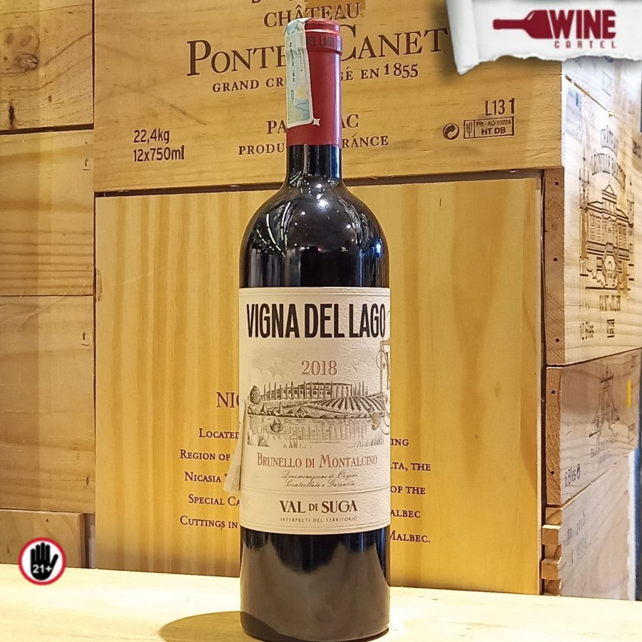 RED WINE Val Di Suga Brunello Di Montalcino Vigna Del Lago 2018 DOCG ITALY