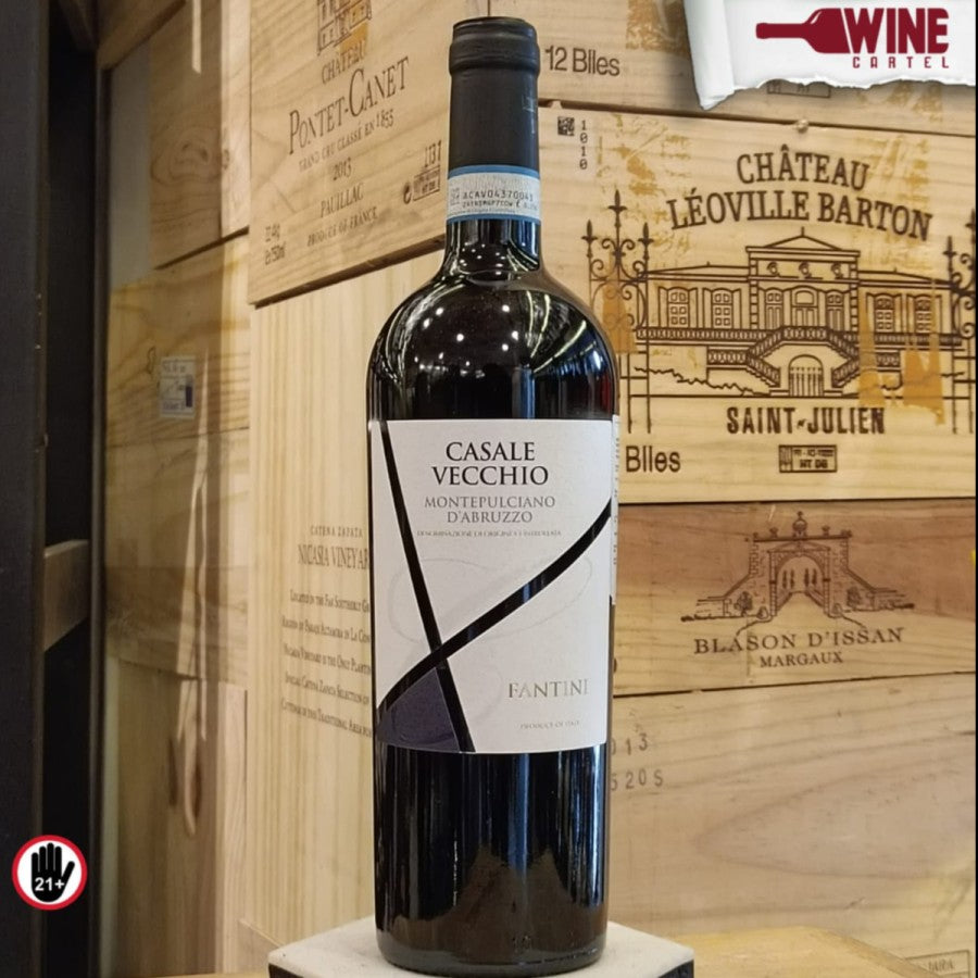 RED WINE Fantini Casale Vecchio Montepulciano D'Abruzzo 750mL ITALY