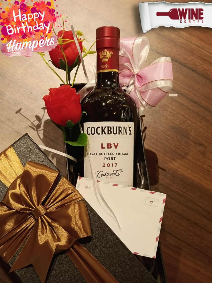 GIFT HAMPERS SET Cockburn's Late Bottled Vintage Port 2016 PORTUGAL
