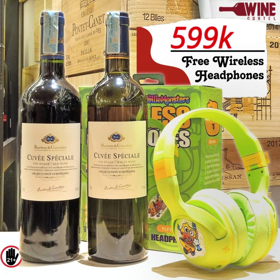 BUNDLING PROMO B&G Cuvee Speciale Rouge / Blanc FREE HEADSET Earphon FRANCE