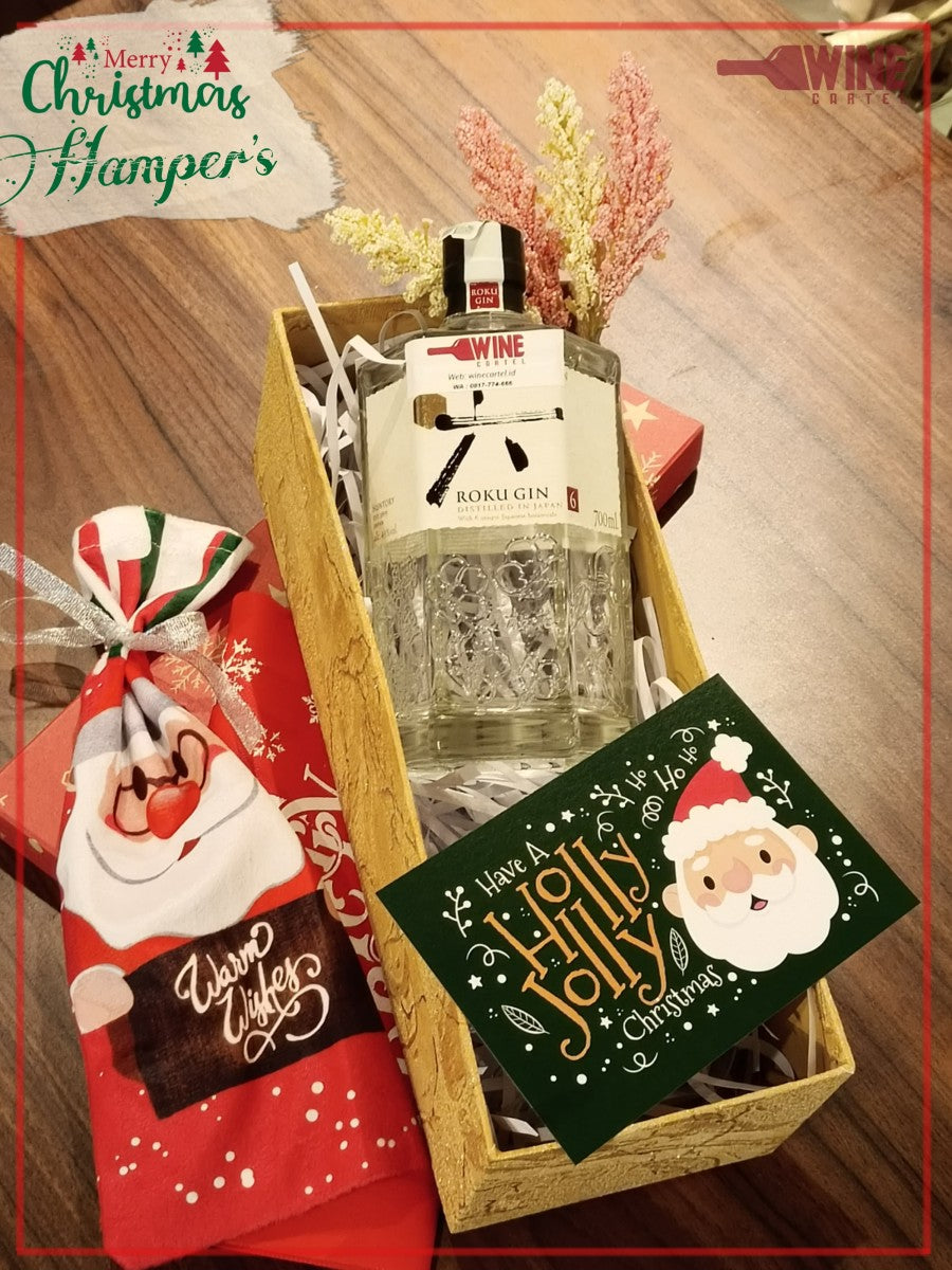 Hampers Christmas Gift Pack Set Xmas GIN Roku GIN Japanese Gin 700mL