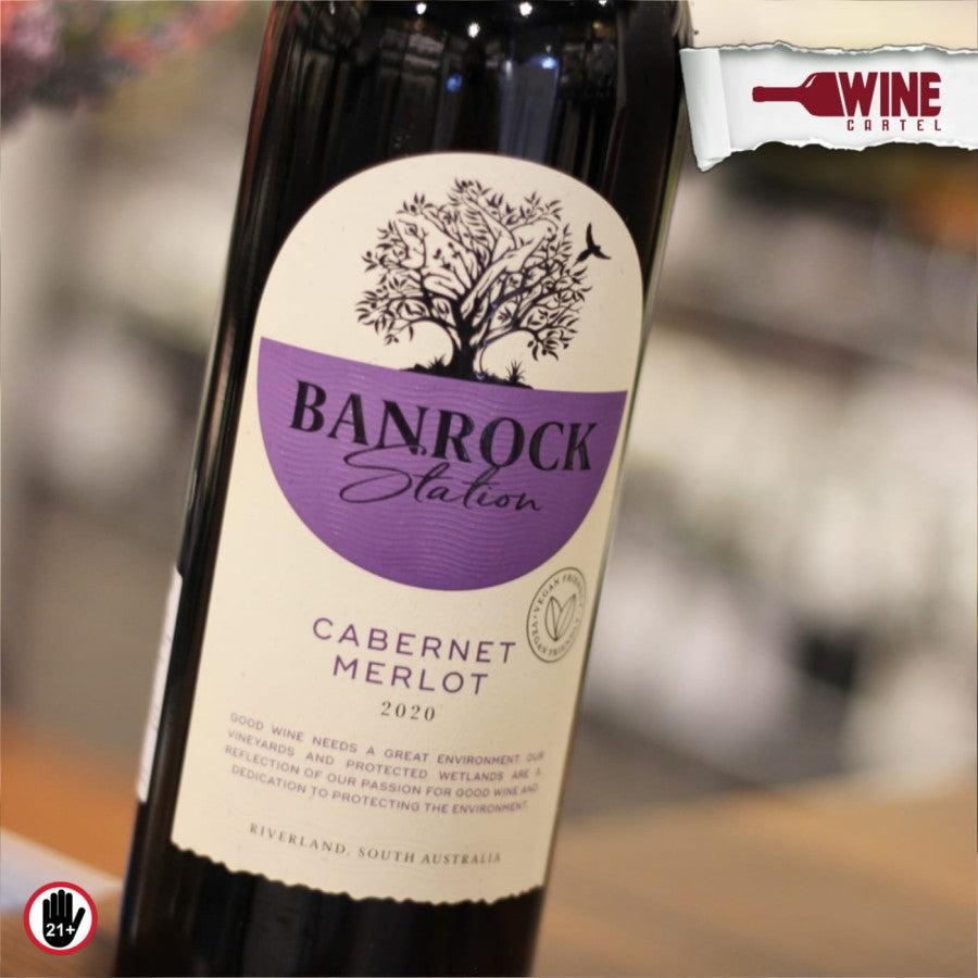 RED Wine Banrock Station Cabernet Merlot / Shiraz / Chardonnay WHITE AUSTRALIA