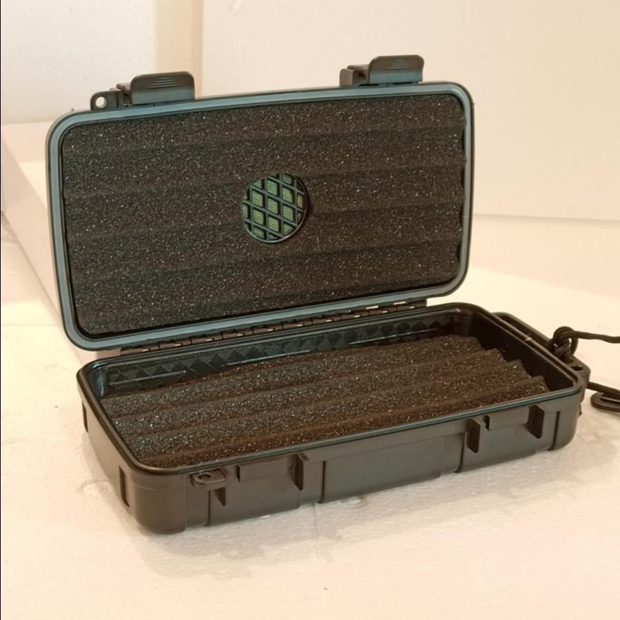 COHIBA BOX Travel Case Tempat Penyimpanan Cerutu Cigar Premium Mini Humidor