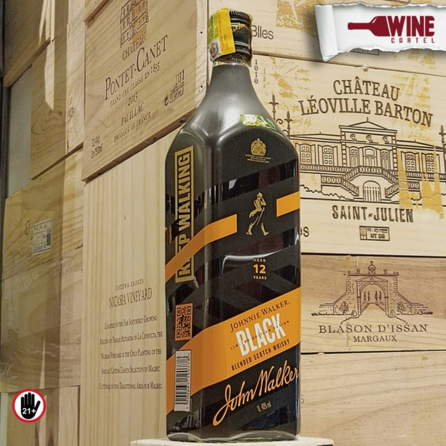 WHISKY JOHNNIE WALKER 200TH ANNIVERSARY BLACK LABEL 1000mL / 1 Litre