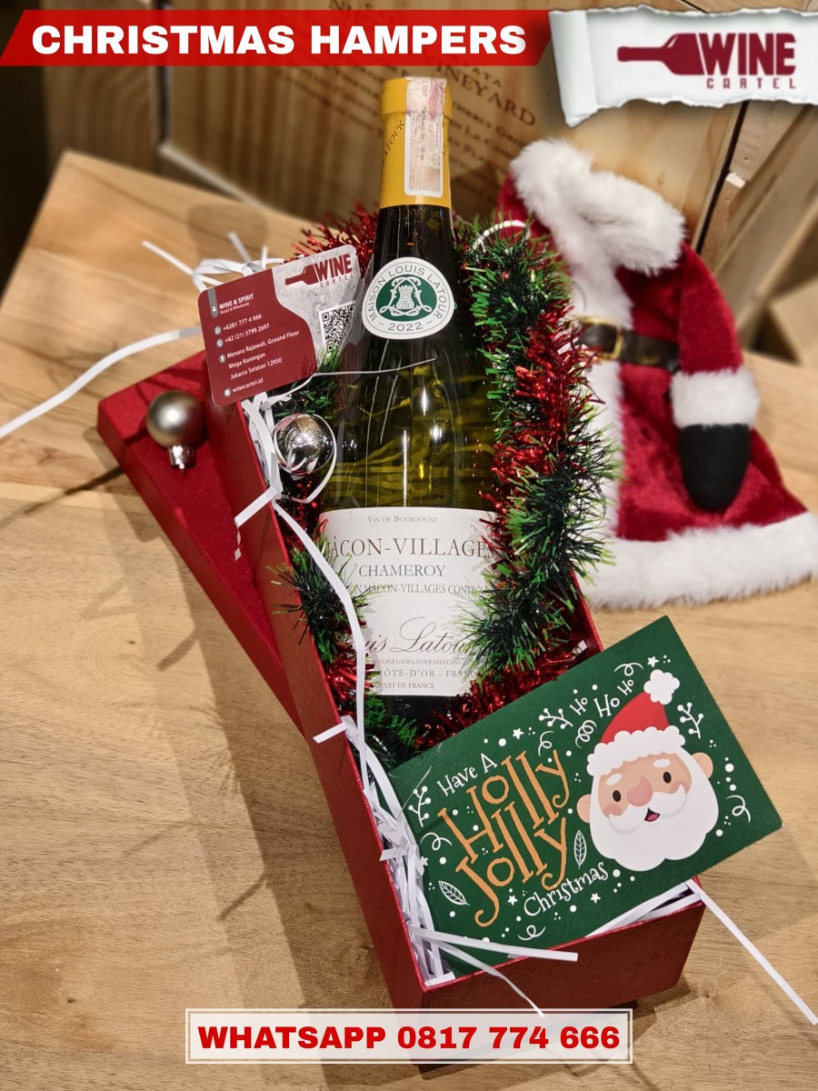HAMPERS CHRISTMAS WHITE WINE Louis Latour Macon Villages Chameroy 750ML