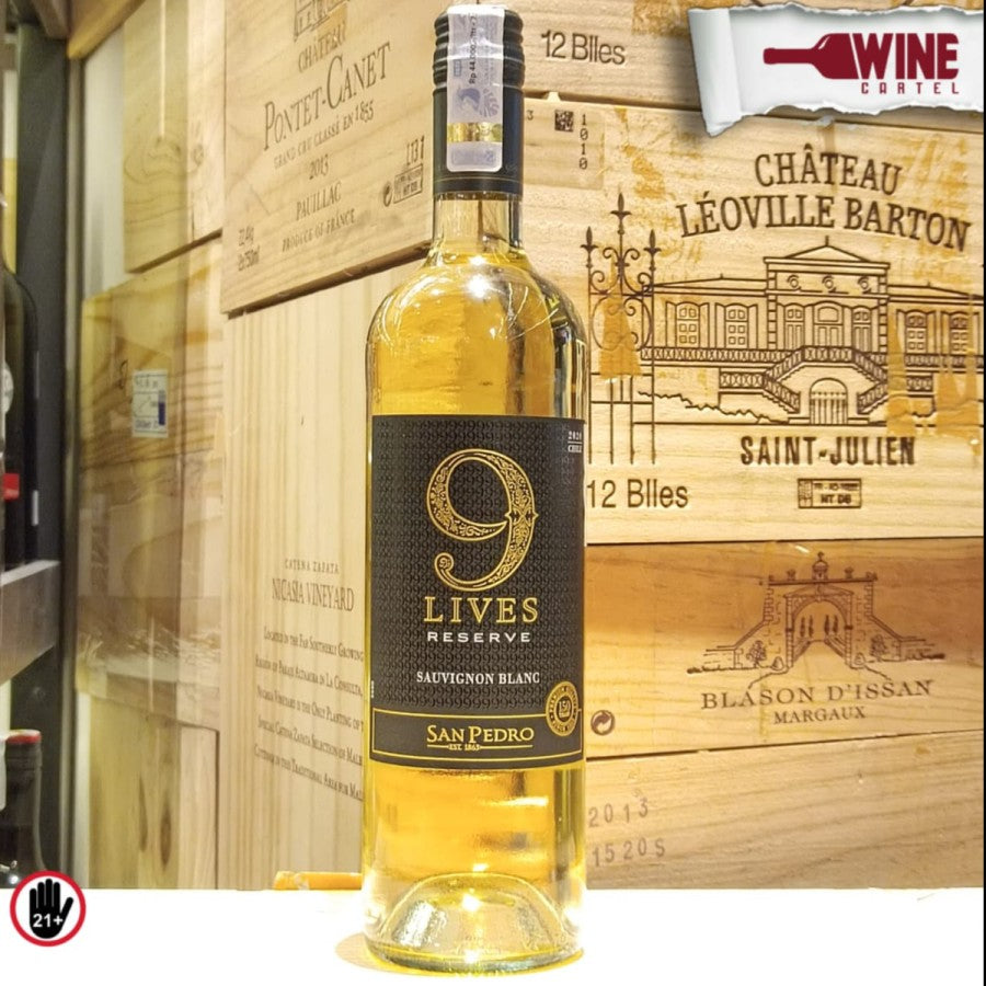 WHITE WINE Gato Negro 9 Lives Sauvignon Blanc San Pedro 750mL CHILE