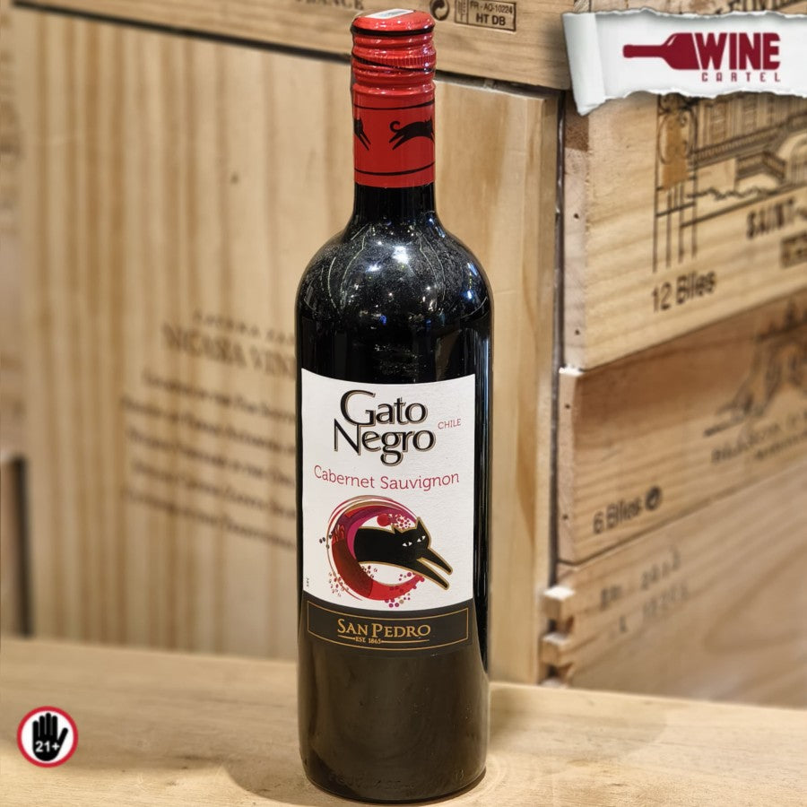 RED WINE San Pedro Gato Negro Cabernet Sauvignon 750mL CHILE