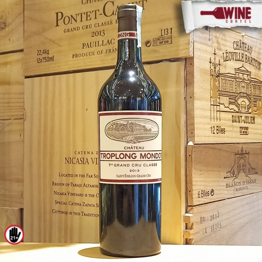 RED WINE CHATEAU Troplong Mondot 2013 750ml FRANCE