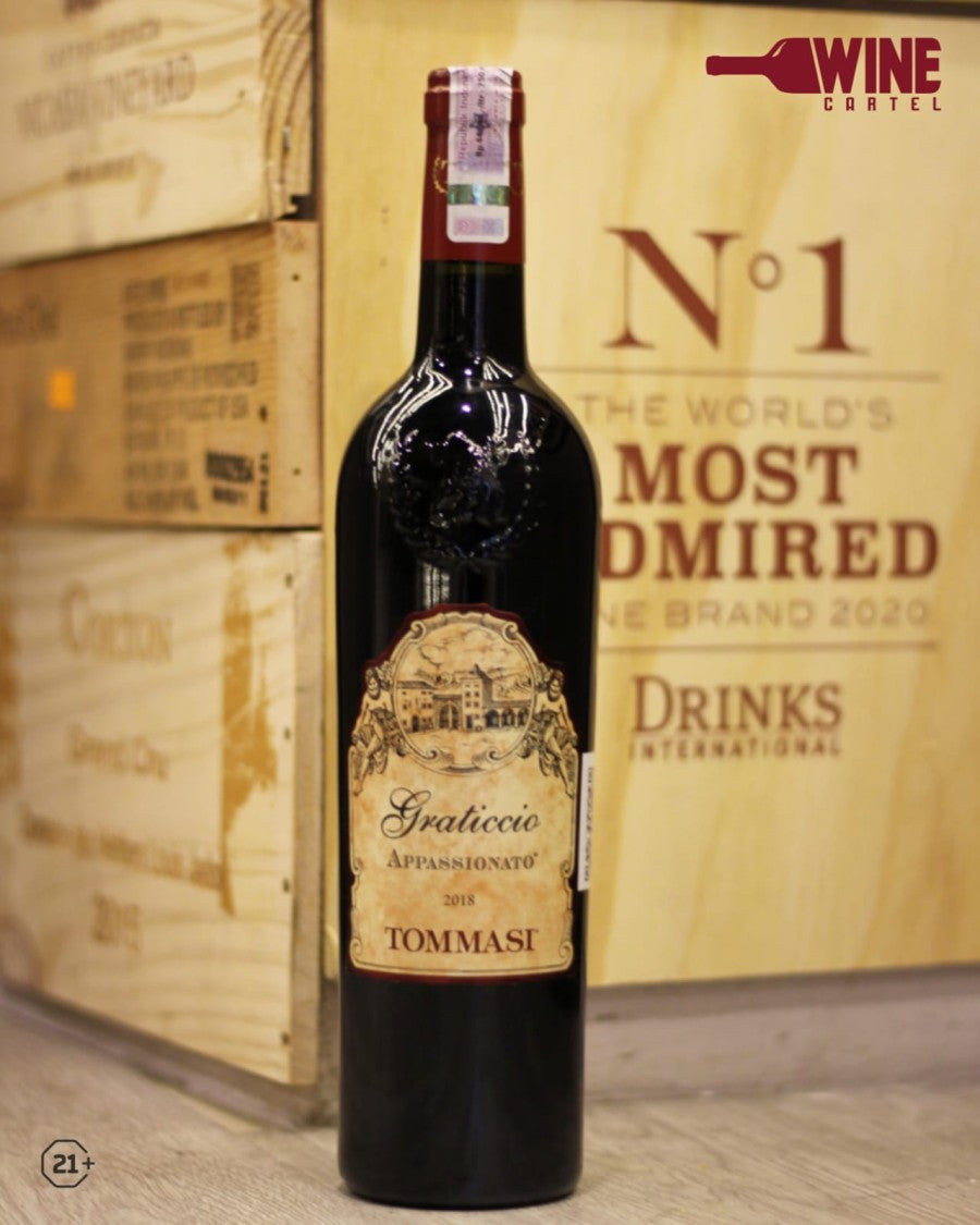 RED Wine Tommasi Graticcio Appassionato 2018 750ML ITALY