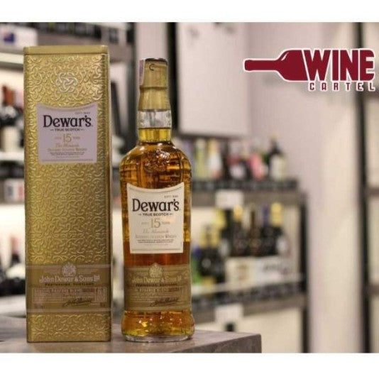 WHISKY Dewars 15 YO Blended Scotch Whisky 750ML
