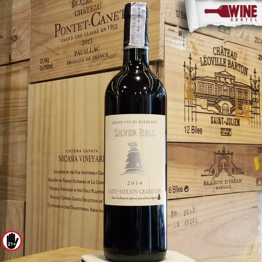 RED WINE Silver Bell Saint-Emilion Grand Cru 2014 750mL FRANCE