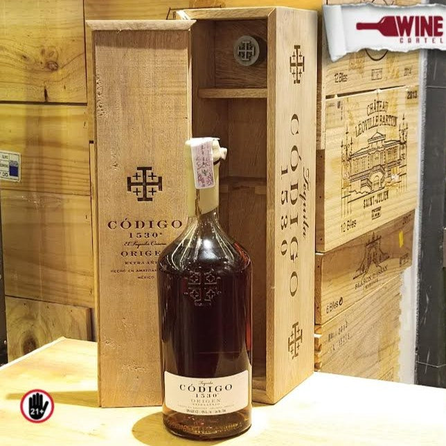 TEQUILLA Codigo 1530 Origen Extra Anejo Spanish Cherry Casks 750 ml MEXICO