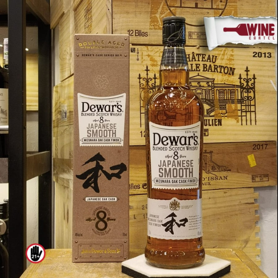 WHISKY Dewars Japanese Smooth 8 YO Mizunara Blended Scotch Whisky700mL