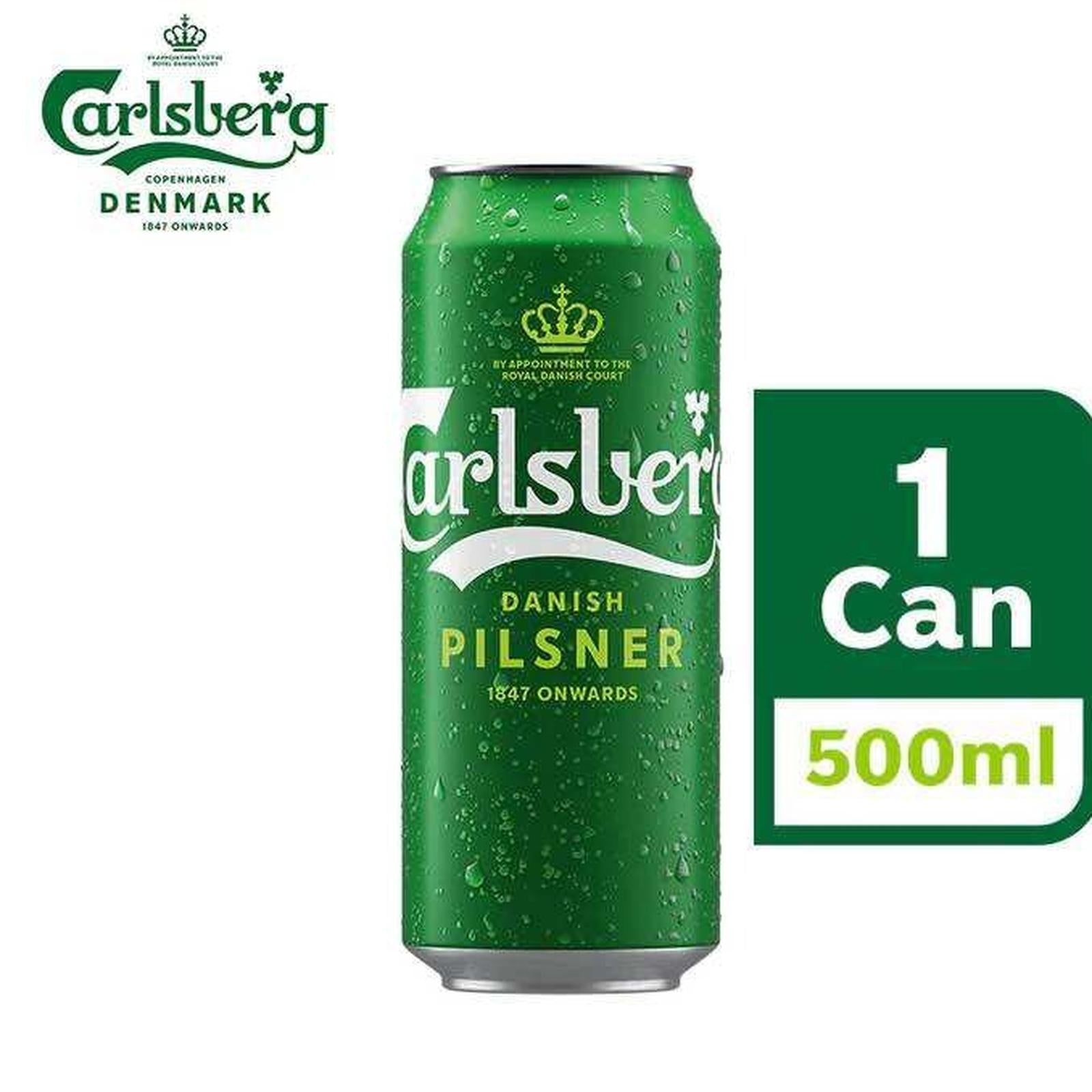 Beer Carlsberg Can Bir Danish Pilsener Kaleng 500mL