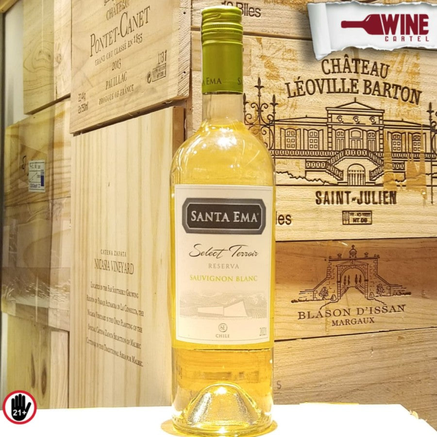 WHITE WINE Santa Ema Sauvignon Blanc Terroir Reserva Chile 750mL CHILE