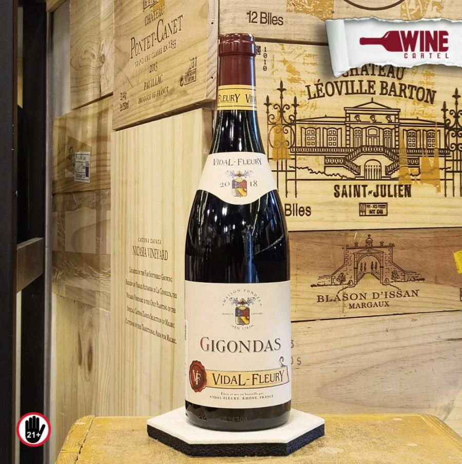 RED WINE Vidal Fleury Gigondas AOC Gigondas 750mL FRANCE