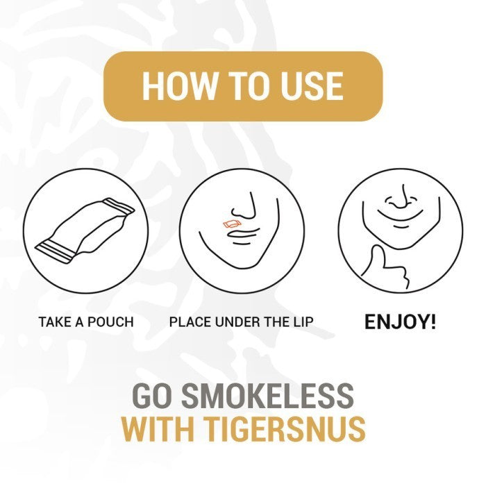 Tigersnus | Tiger snus Zero 16 mg/g Frosty Mint Kantong Nikotin