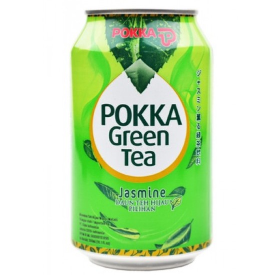 Pokka Jasmine Green Tea Poka Green Tea Teh Hijau Kaleng CAN 300mL JEPANG