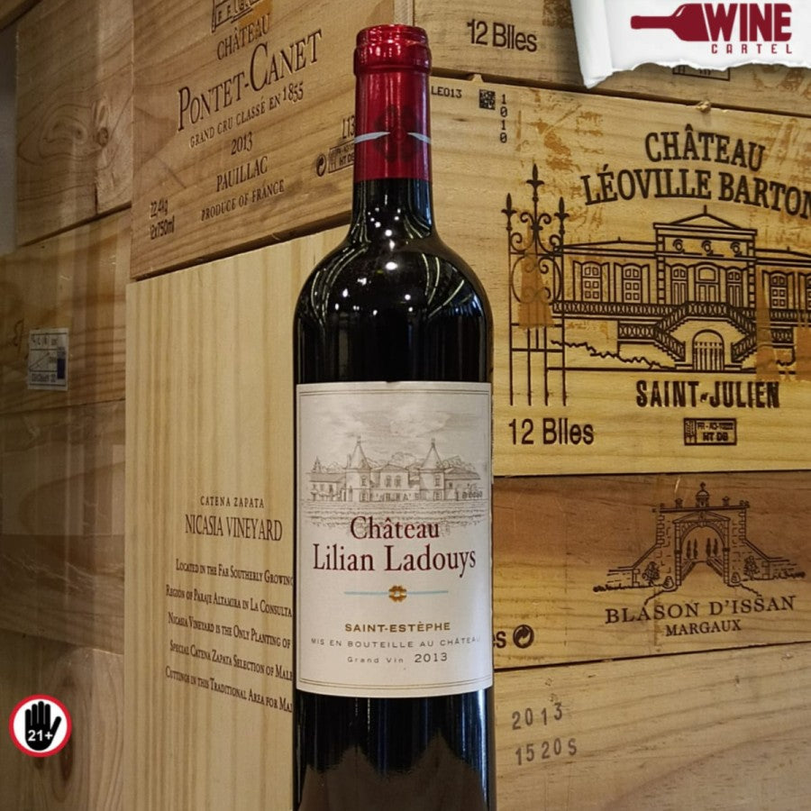 RED WINE Chateau Lilian Ladouys Saint Estephe 2013 FRANCE