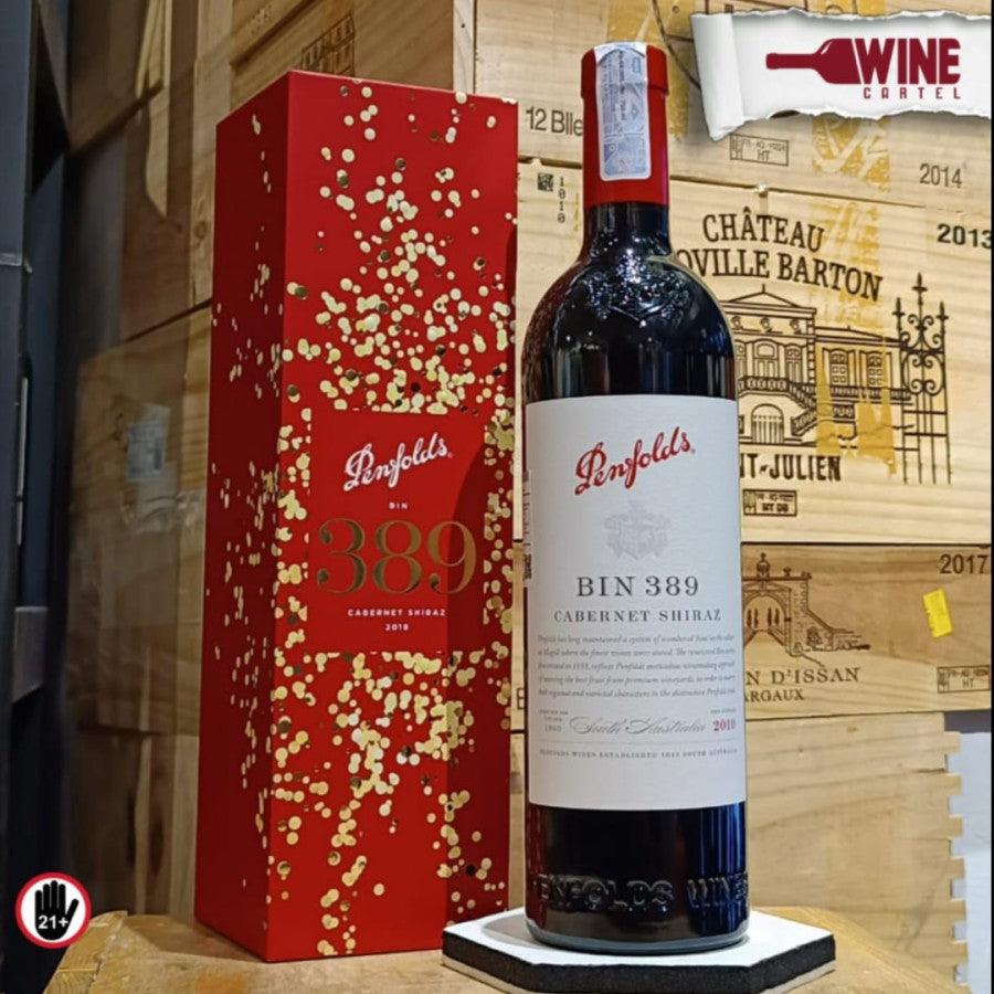 Penfold's Bin 389 CabernetShiraz 750mL With Box AUSTRALIA