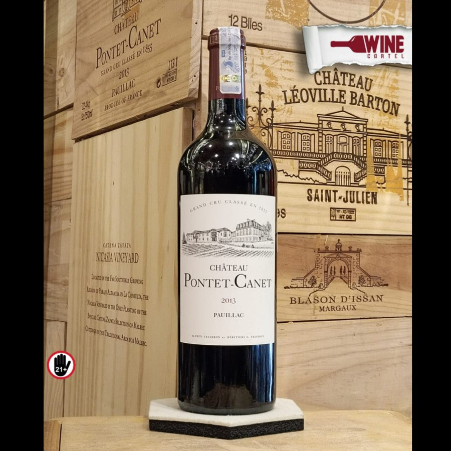 RED WINE Chateau Pontet-Canet Pauillac (Grand Cru Classe) 2013 750mL FRANCE