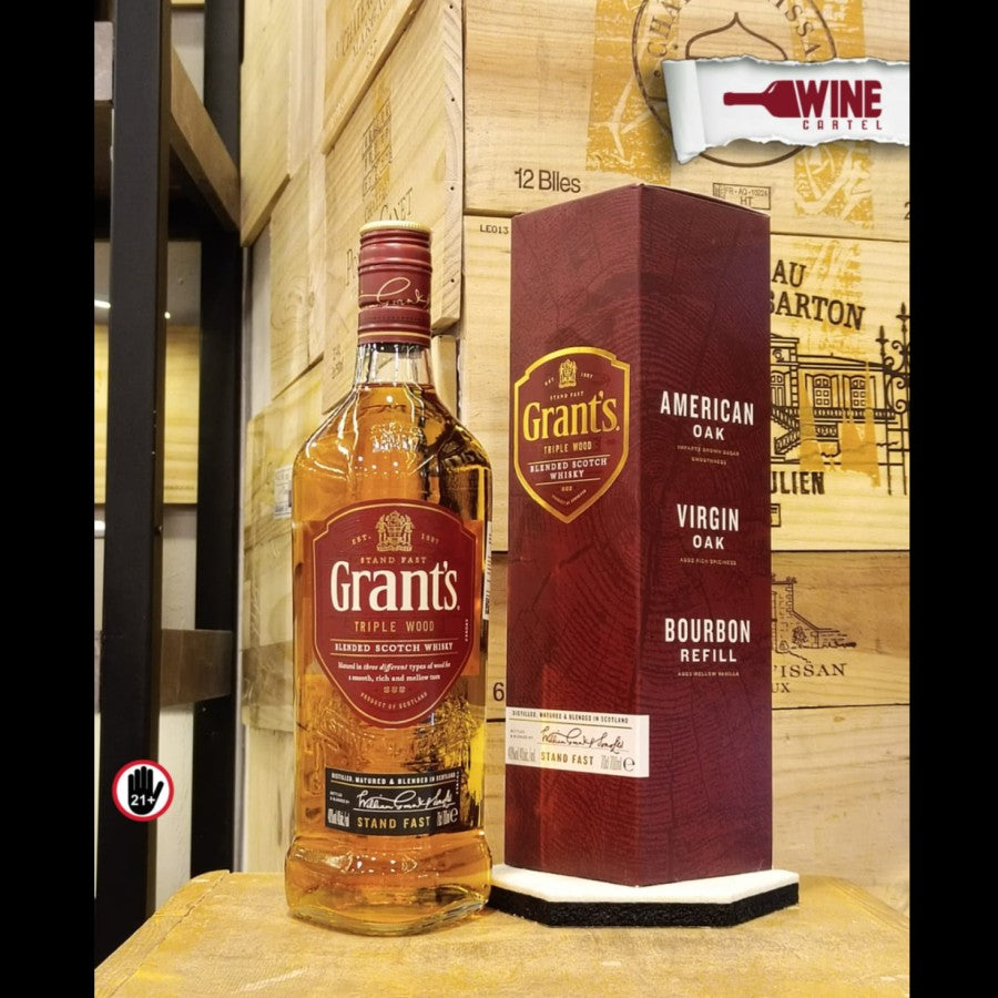 WHISKY Grants Triple Wood 700ml SCOTLAND