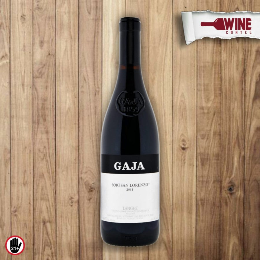 PREMIUM RED WINE Gaja Sori San Lorenzo 2011 Nebbiolo Barbaresco ITALY