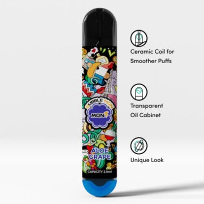 RELX Bubblemon Disposable Pod - Aloe Grape Mini Pod Vape PODS
