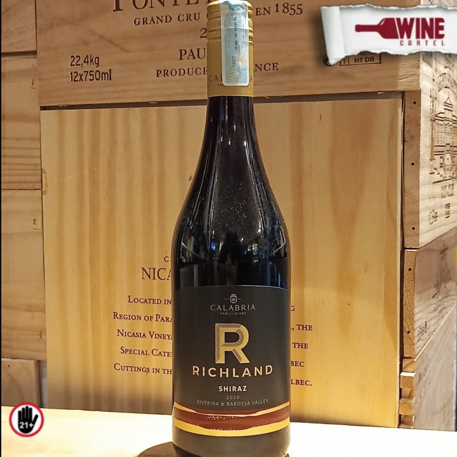 RED WINE Calabria Richland Shiraz 750ml AUSTRALIA