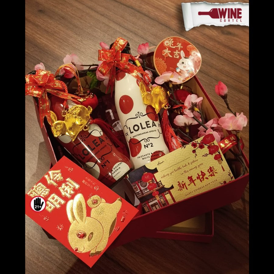 Chinese New Year Imlek Hampers Gift Set Mini Lolea No.1 & Lolea No2 SPAIN