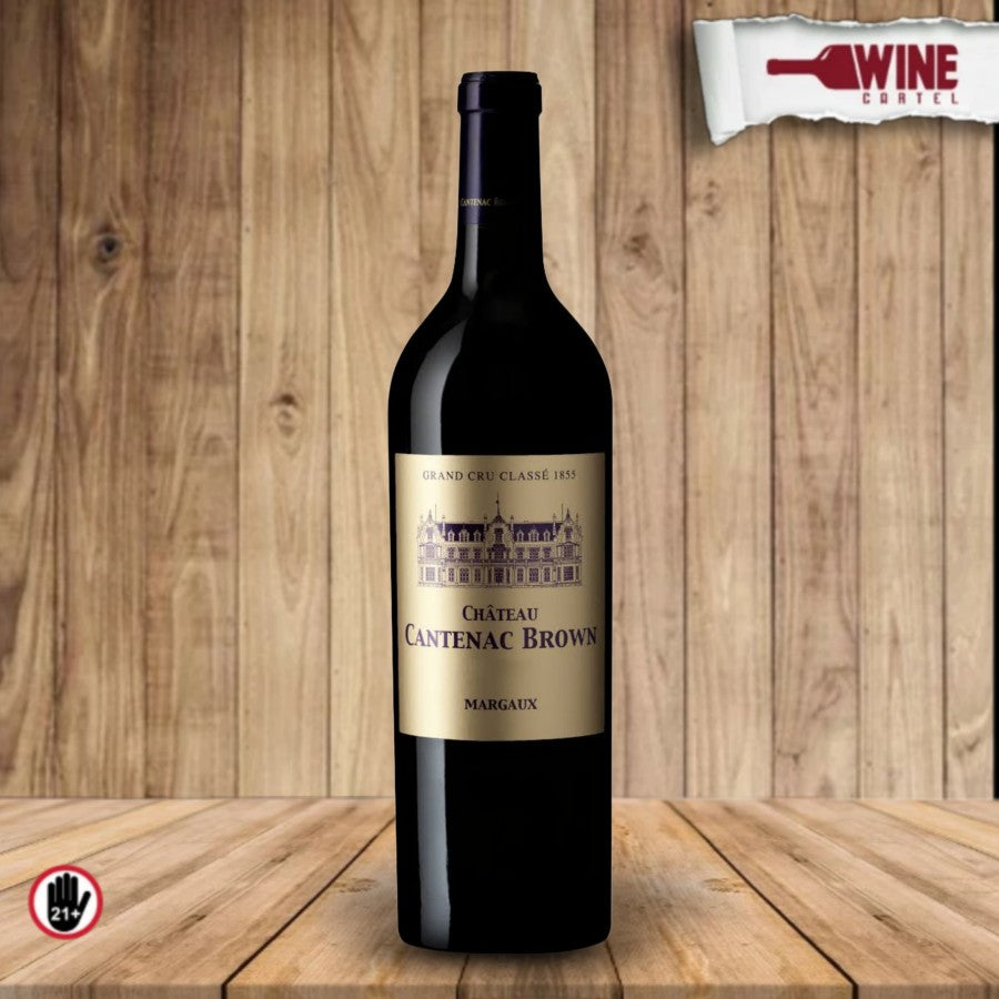 RED WINE Bordeaux Left Bank Cantenac Brown Margaux Red Wine 750ml - 2019 FRANCE