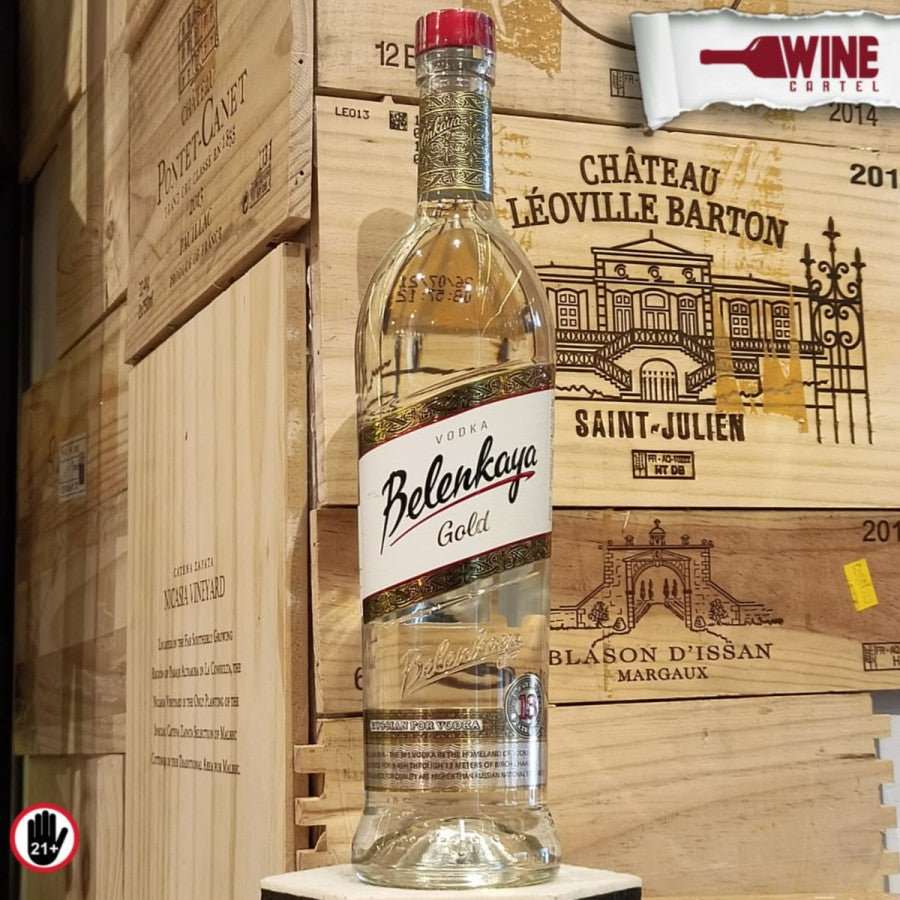 VODKA BELENKAYA Gold Russian Vodka 700ml ORIGINAL REGISTERED