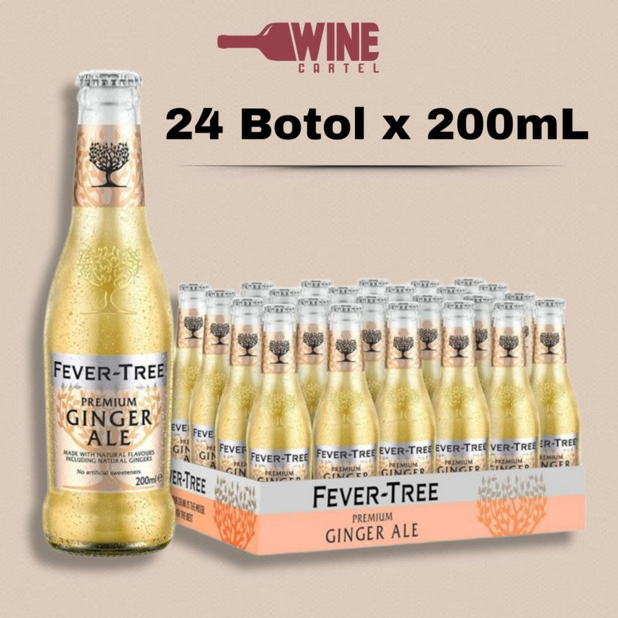 FEVER TREE PREMIUM GINGER ALE 200mL 24 Botol x 200mL UK