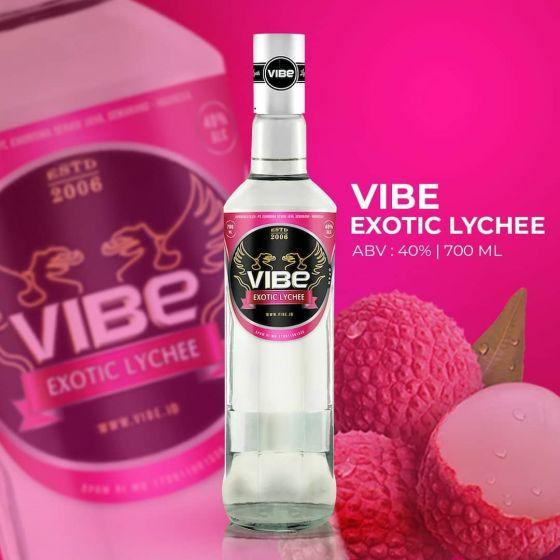 LIQUOR VIBE PREMIUM EXOTIC LYCHEE LECI Sweet Manis INDONESIA 700mL