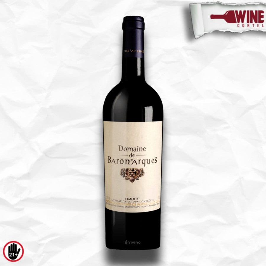 RED WINE Domaine de Baron'arques Limoux 2018 FRANCE