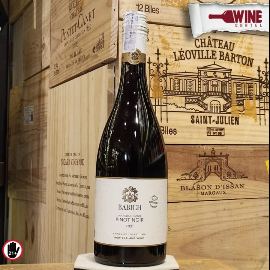 WHITE WINE Babich Malborough Pinot Noir New zealand 750mL NEW ZEALAND