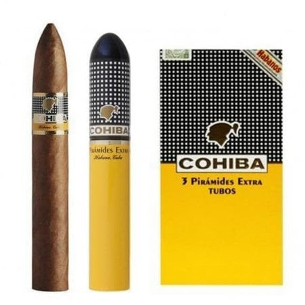 Cigar Cerutu Cohiba Piramides Extra Tubos (3x5)