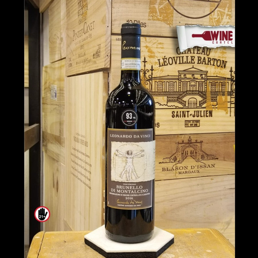 RED WINE Leonardo da Vinci Brunello di Montalcino DOCG 750mL ITALY