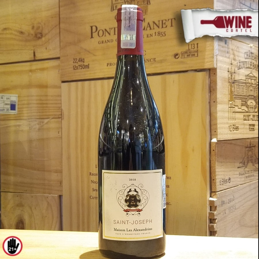 RED WINE Maison Les Alexandrins Saint Joseph 2018 Red Wine 750ml FRANCE