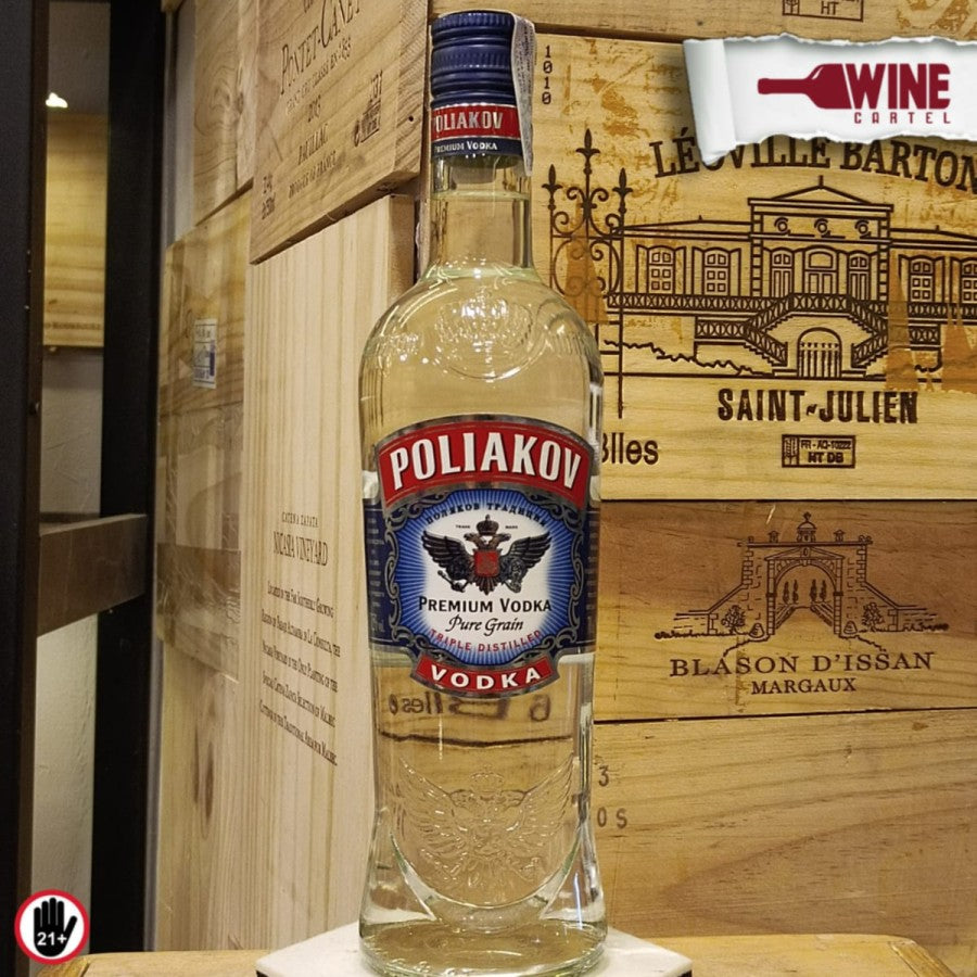 VODKA Poliakov Original Premium Vodka Pure Grain 700 ML