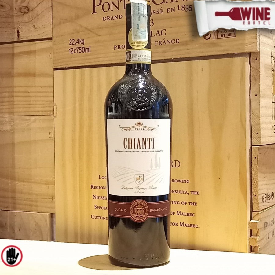 RED WINE Duca di Saragnano Chianti 750mL ITALY