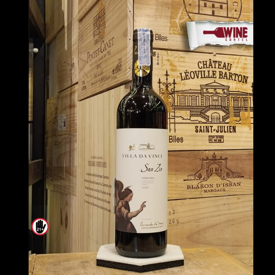 RED WINE Leonardo da Vinci Villa da Vinci San Zio 2021 WINE 750mL ITALY