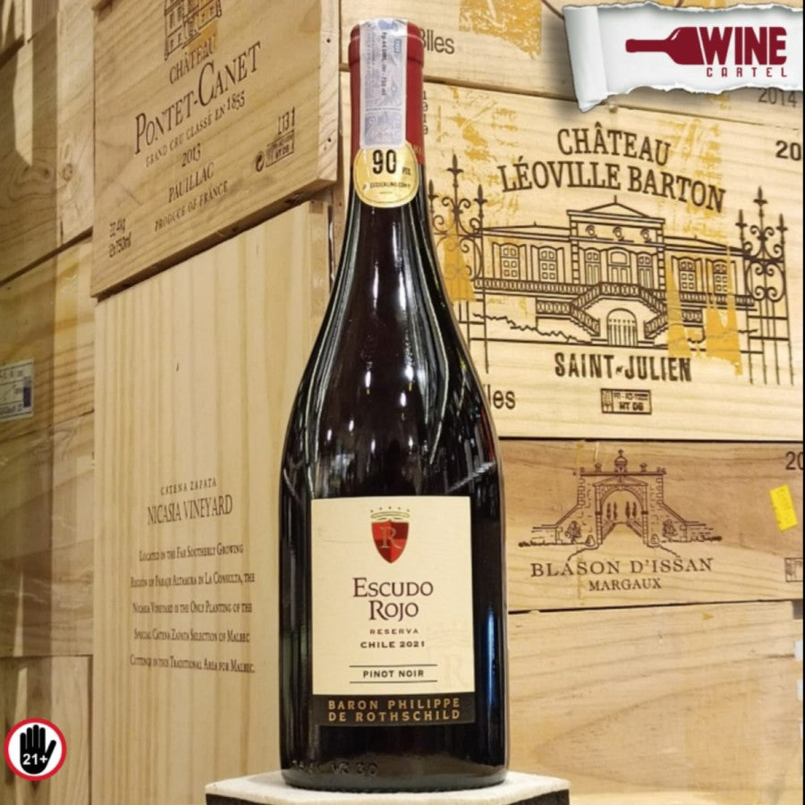 RED WINE Escudo Rojo Pinot Noir Reserva 750mL CHILE