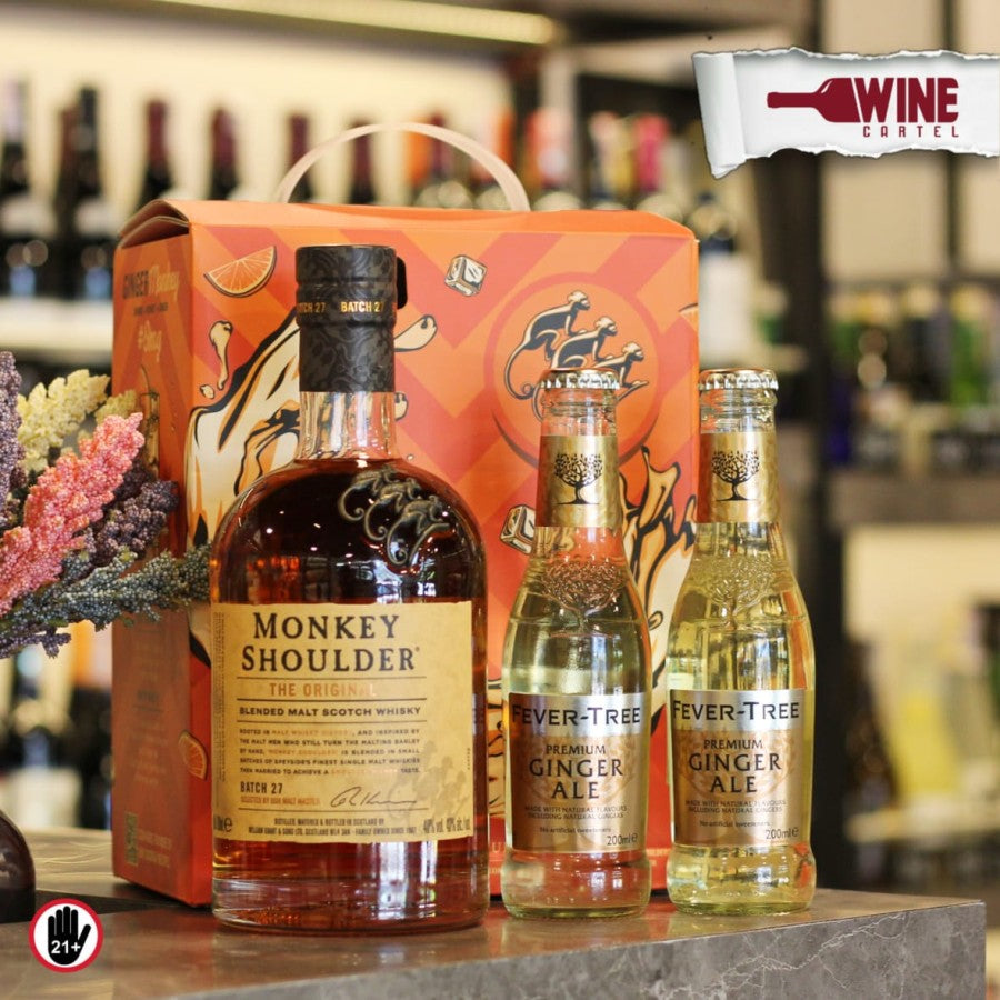 WHISKY Monkey Shoulder Whisky 700 ml Set With Fever Tree WHISKY