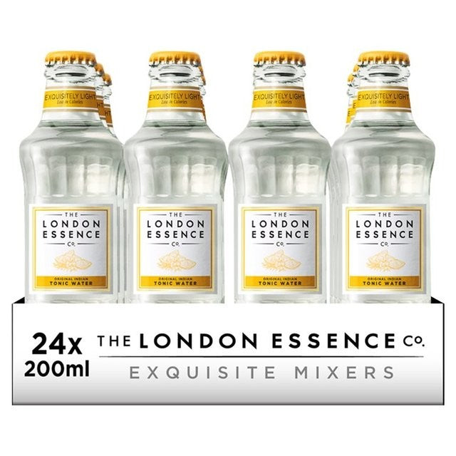 London Essence Original Indian Tonic Water 200ml Bottle Kaca Mixer Gin / KRAT Ctn X24 Botol INDIA