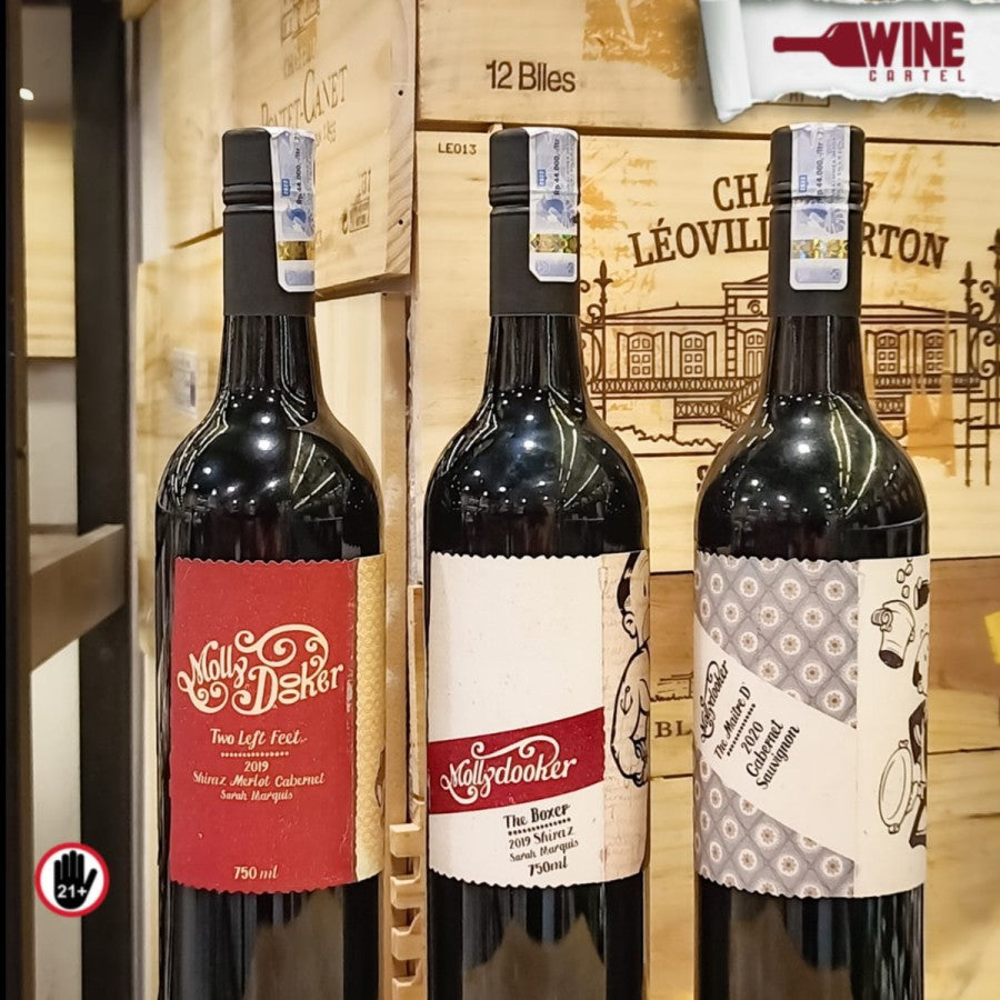 RED WINE Mollydooker Two Left Feet Shiraz Merlot Cabernet Sauvignon AUSTRALIA